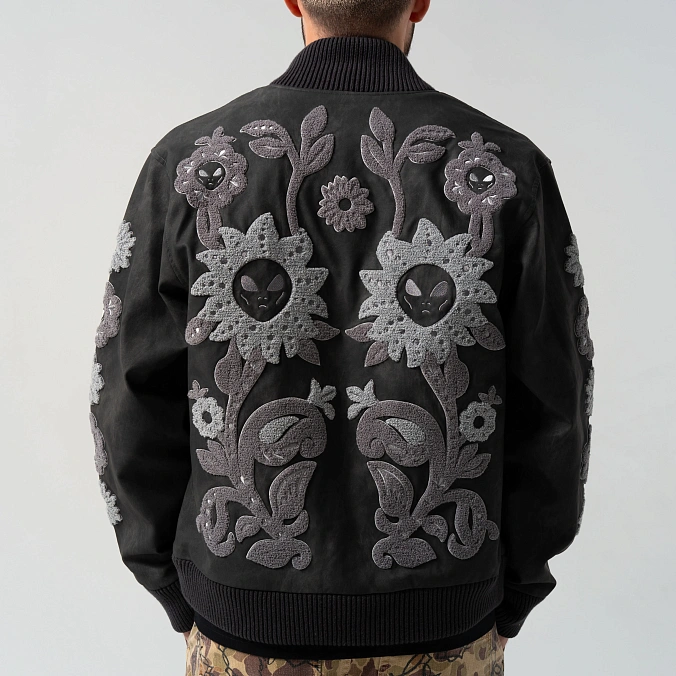 Куртка RIPNDIP Space Garden Varsity Jacket Black